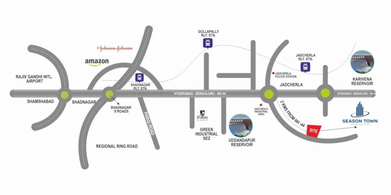 season town phase ii Location Plan