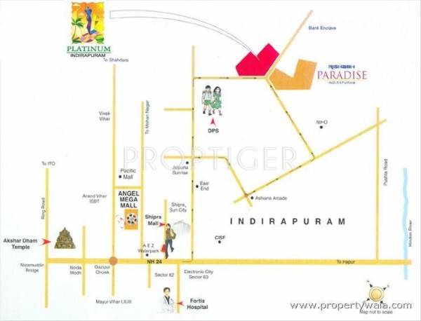 Images for Location Plan of Rishabh Buildcon Rishabh Platinum