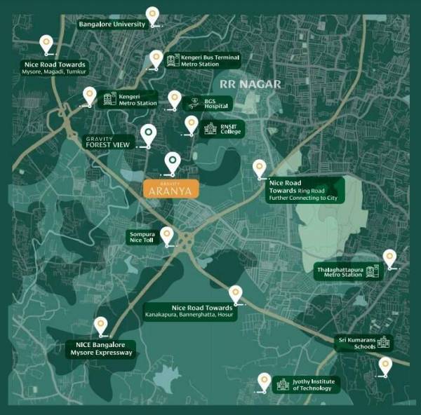  gravity-aranya Location Plan