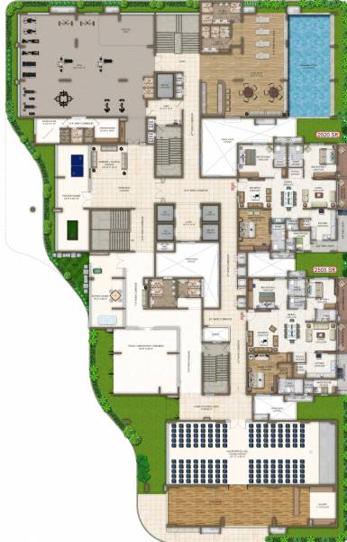  allure Trendset Allure Cluster Plan For 1st Floor