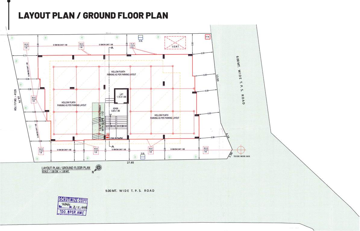  divine 10 Divine 10 Cluster Plan for ground Floor