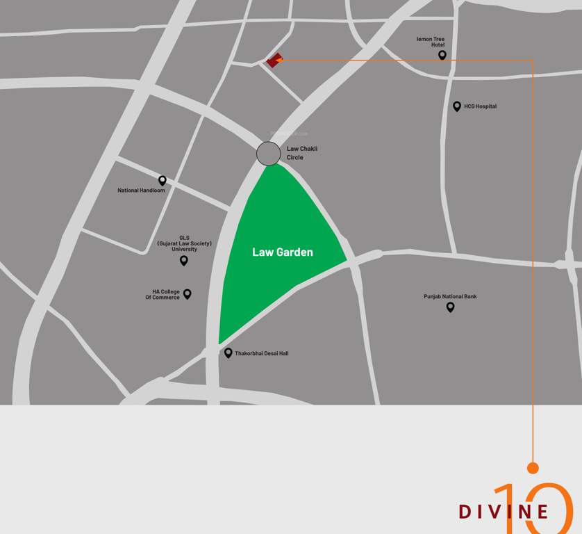  divine 10 Location Plan