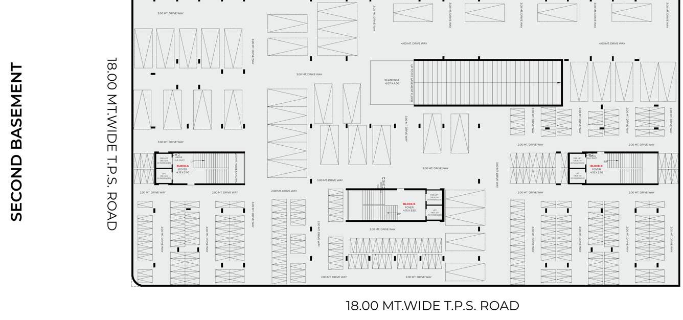  swagatam elenza A To C Basement Cluster Plan