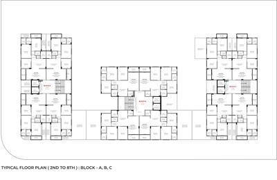  swagatam-elenza A To C Cluster Plan From 2nd To 8th Floor