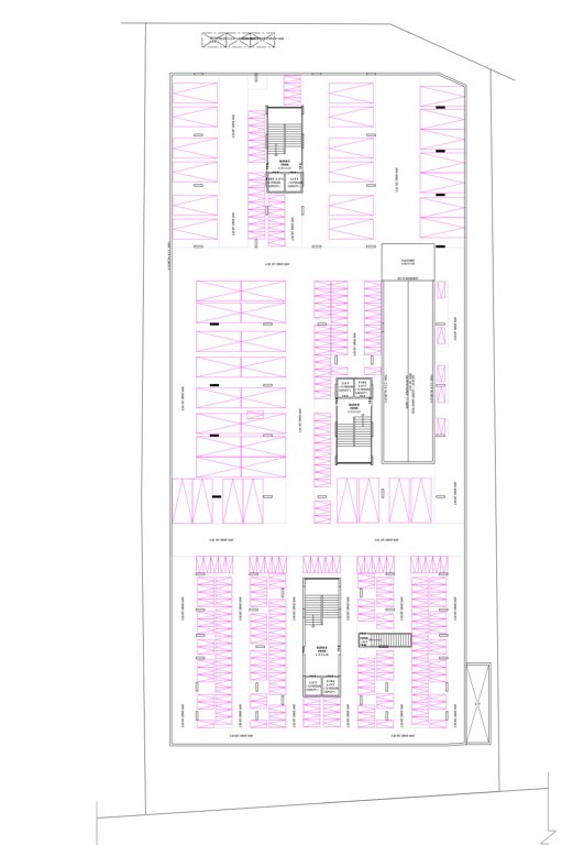  sahitya sky Block A To C Cluster Plan for ground Floor