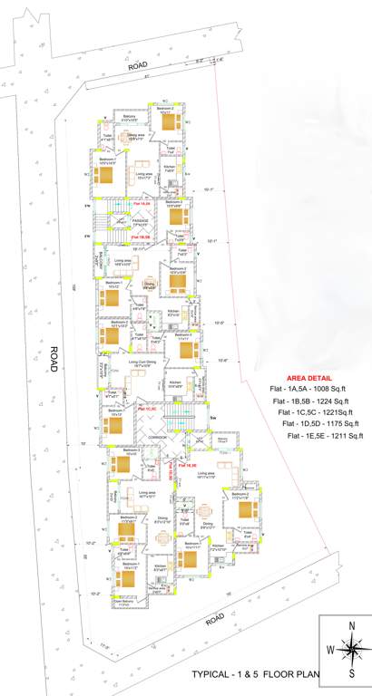  ashoka Ashoka Cluster Plan from 1st And 5th Floor