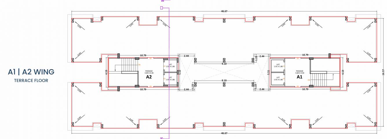  prayosha impress A1, A2  Terrace Cluster Plan