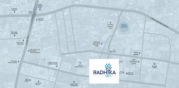  radhika-sky Location Plan