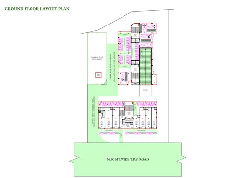  signor-heritage Block A To C Cluster Plan for ground Floor