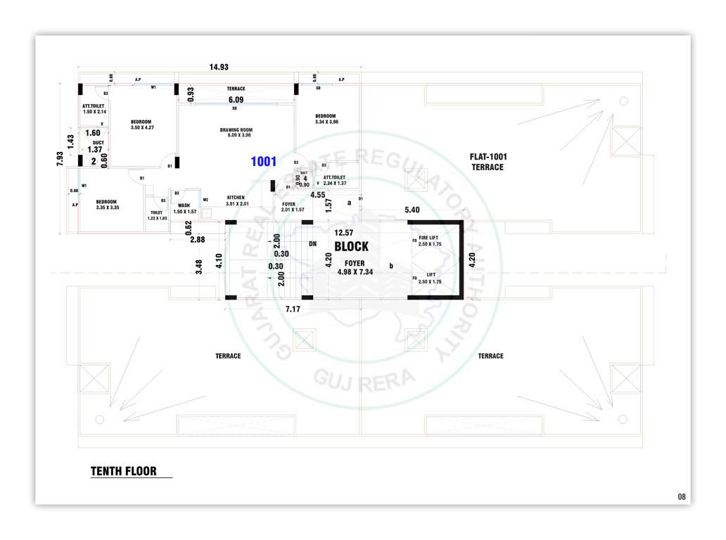  the fortune homes The Fortune Homes Cluster Plan for 10th Floor