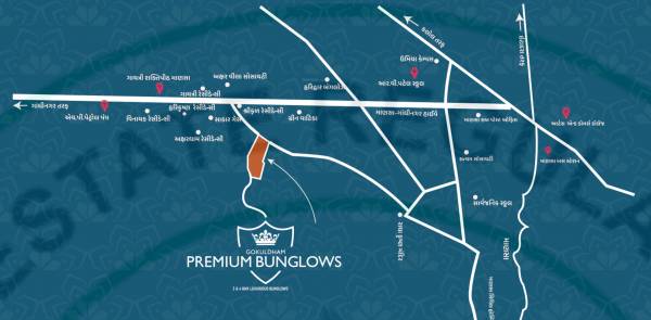  gokuldham-premium-bunglows Location Plan