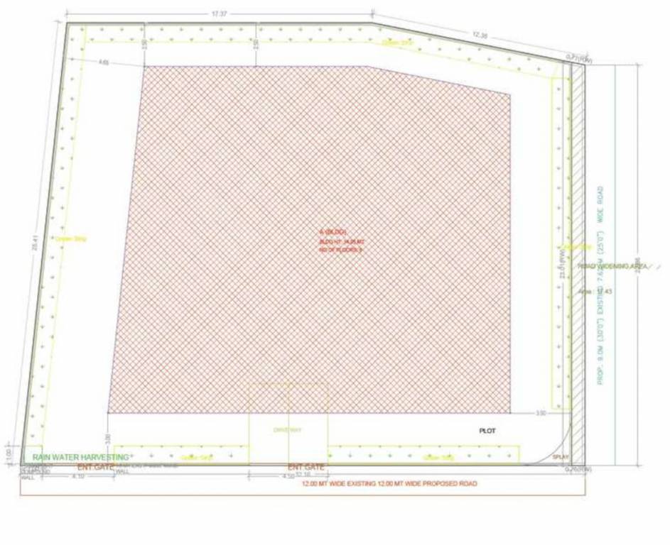  savya residency Building A Cluster Plan For Typical Floor Plan