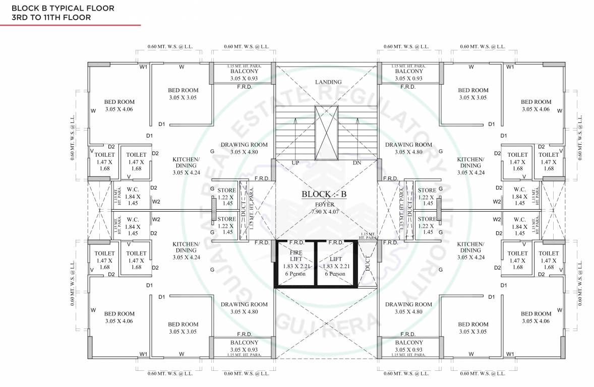  shyam 120 B Typical Cluster Plan