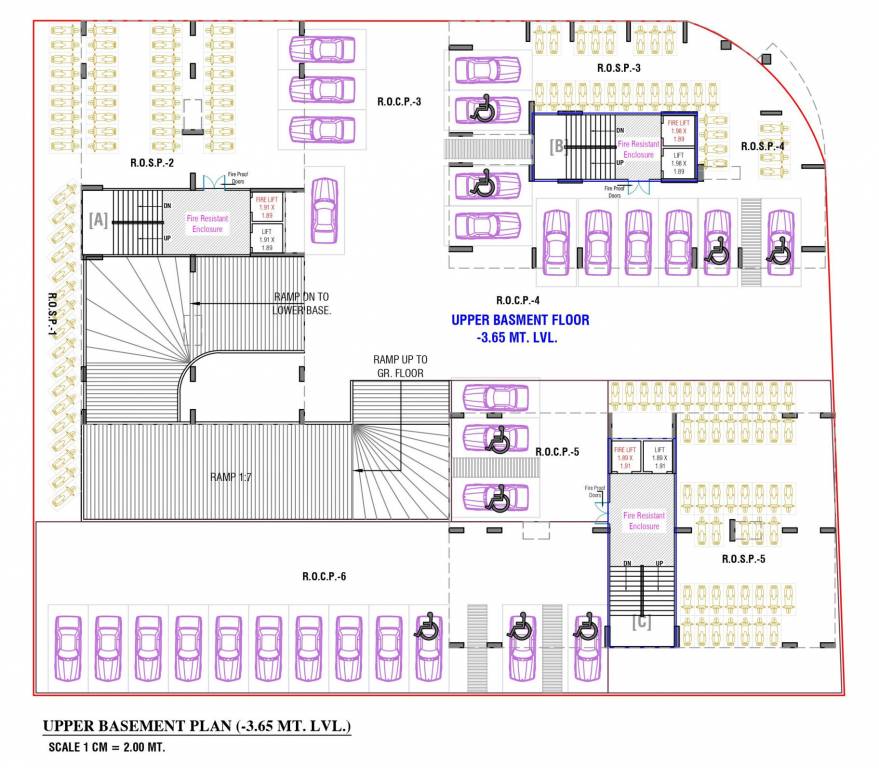  atoms A Upper Basement Cluster Plan
