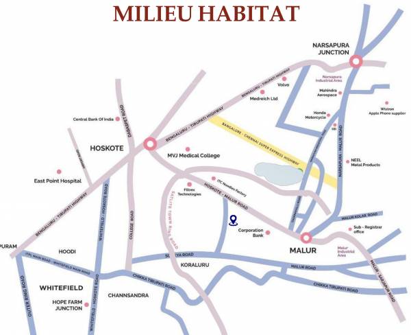  milieu-habitat Location Plan