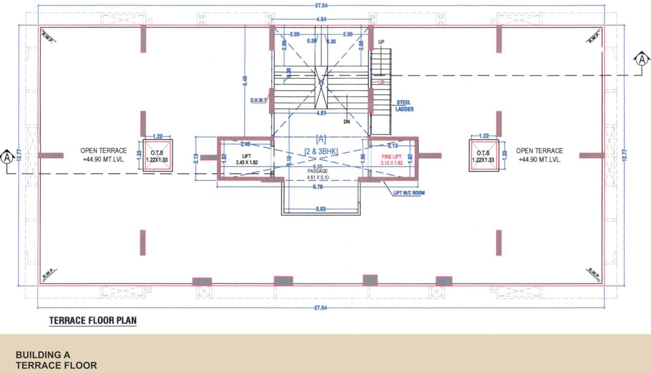 harikrushna sky A Terrace Cluster Plan