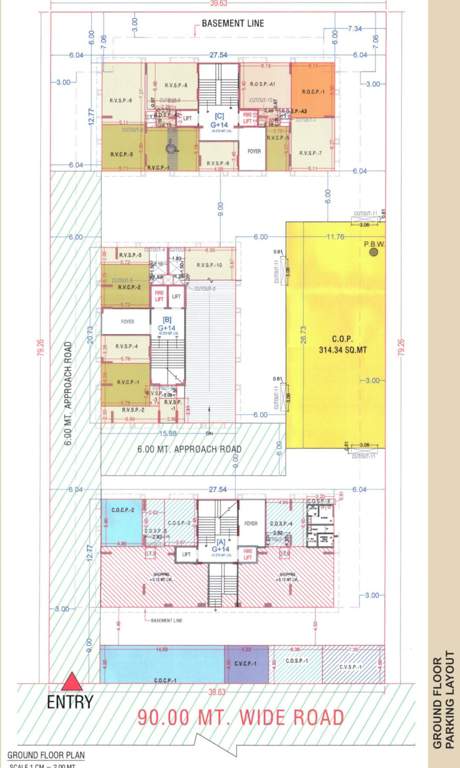 harikrushna sky A To C Ground Cluster Plan
