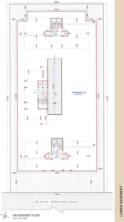 harikrushna sky A To C Lower Basement Cluster Plan