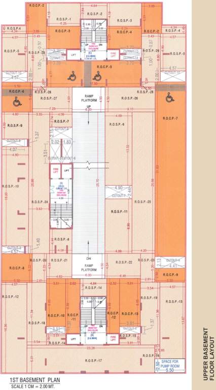 harikrushna sky A To C Upper Basement Cluster Plan