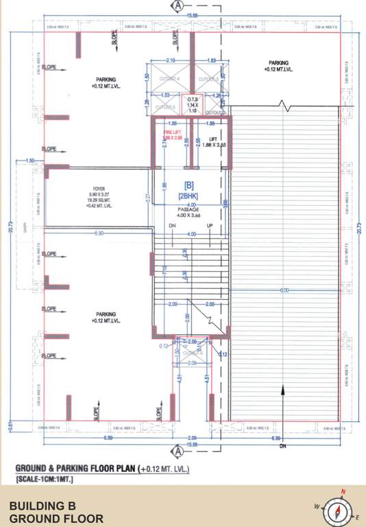 harikrushna sky B Ground Cluster Plan