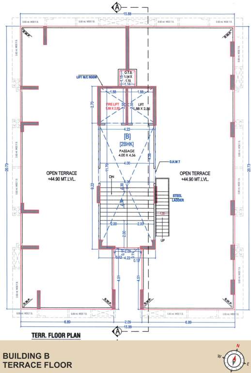 harikrushna sky B Terrace Cluster Plan