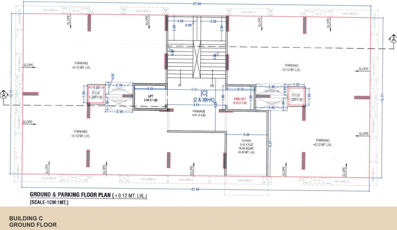 harikrushna sky C Ground Cluster Plan
