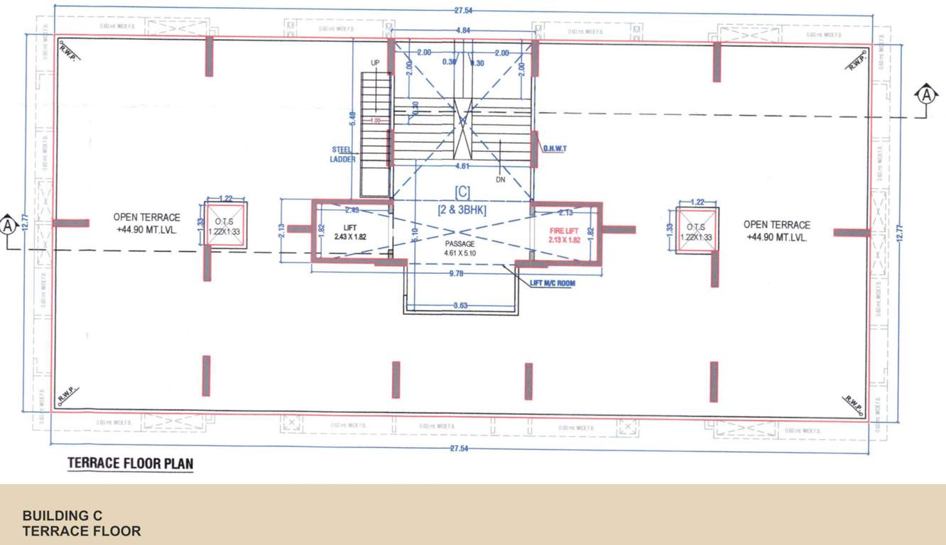 harikrushna sky C Terrace Cluster Plan