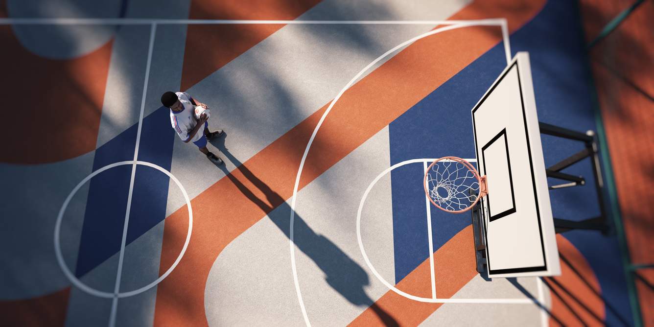  delmont Basketball Court