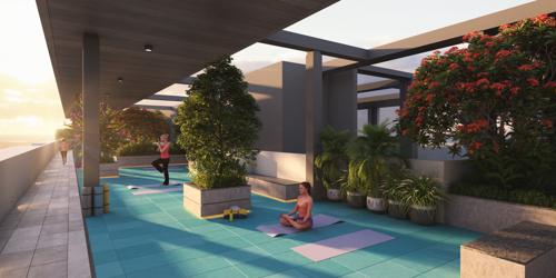  delmont Yoga/ Meditation Area