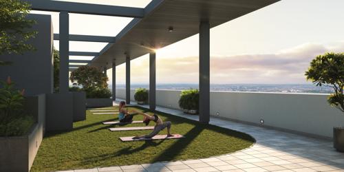  delmont Yoga/ Meditation Area
