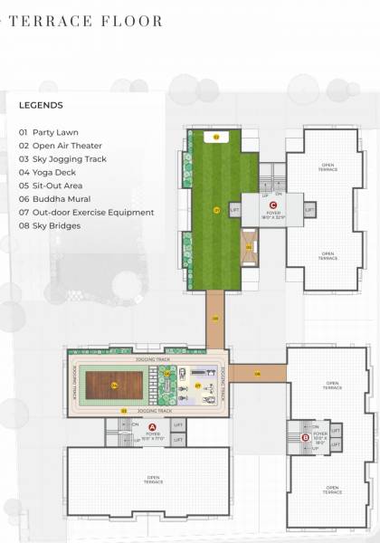  vivanta A To C Terrace Cluster Plan