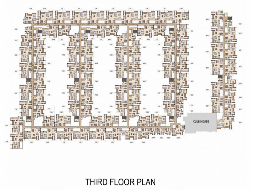  amor Block A & B Cluster Plan for 3rd Floor