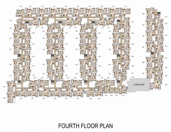  amor Block A & B Cluster Plan for 4th Floor