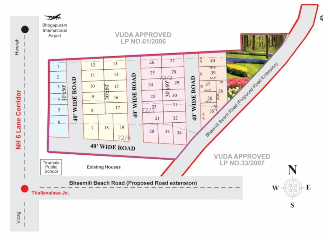  nsn township Layout Plan