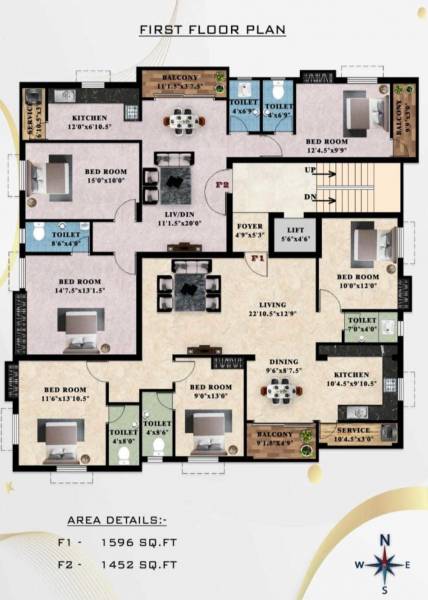  elite-enclave Elite Enclave Cluster Plan for 1st Floor