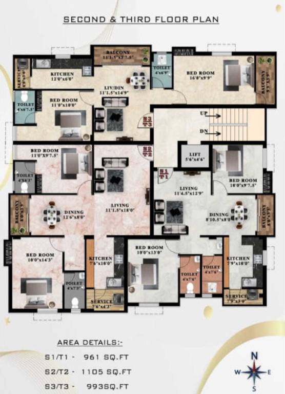  elite enclave Elite Enclave Cluster Plan from 2nd to 3rd Floor