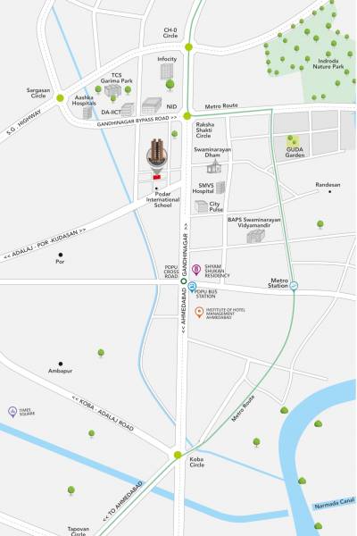  sattva-one Location Plan