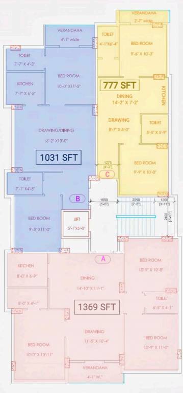  dishari mansion Cluster Plan