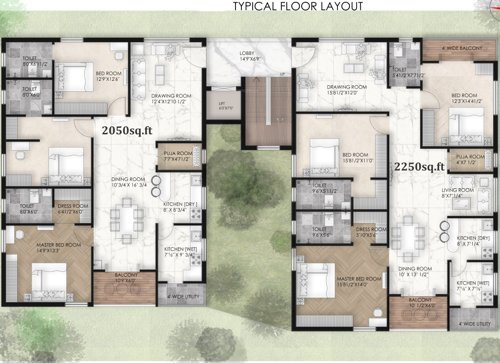  yogine-sierra Yogine Sierra Typical Cluster Plan