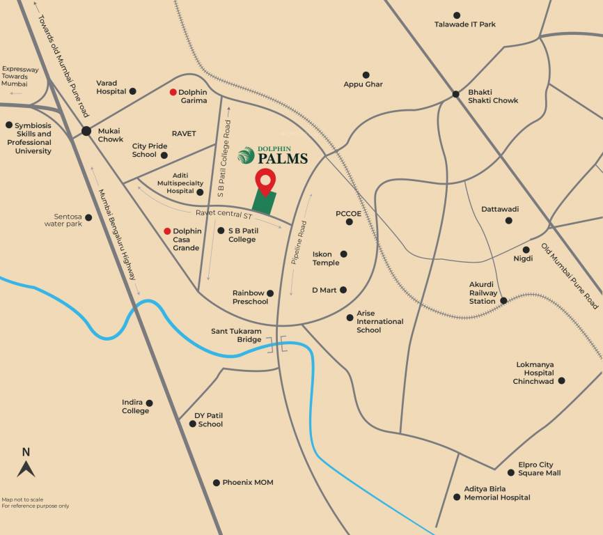  palms wings c d and e Location Plan