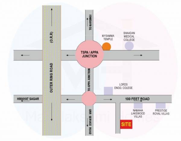  shiridi-sai-brundavanam Location Plan