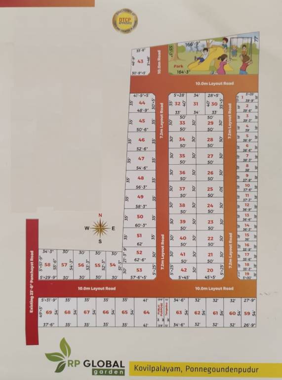  global garden Layout Plan
