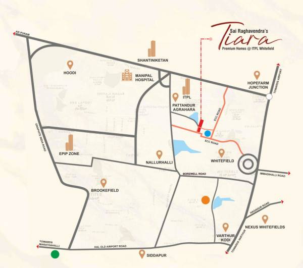  raghavendras-tiara Location Plan