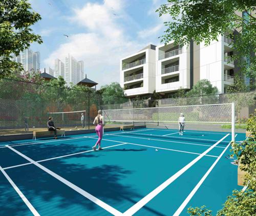  raghavendras-tiara Badminton Court