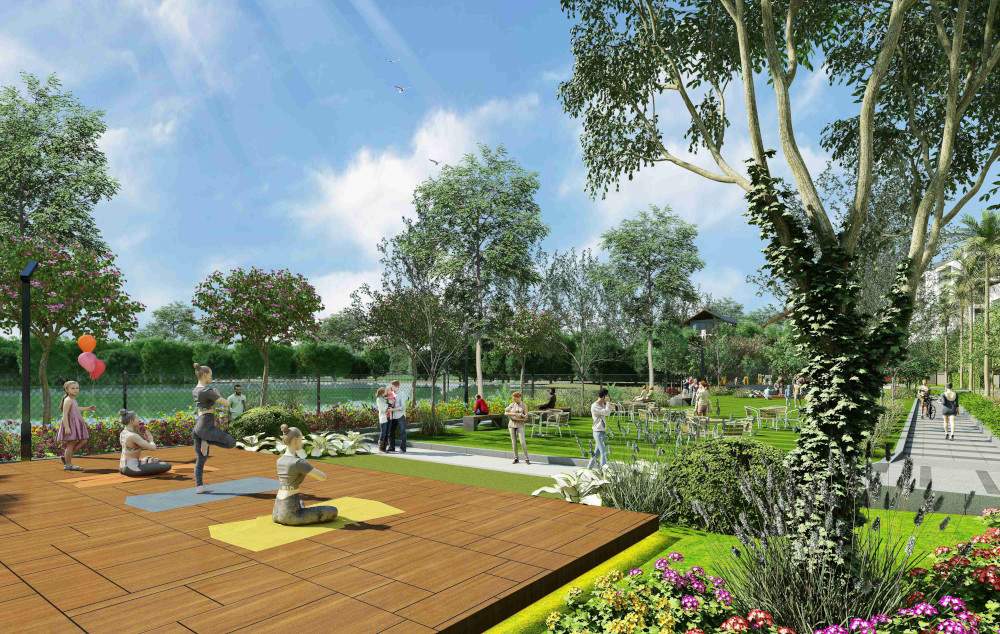  raghavendras tiara Yoga/ Meditation Area