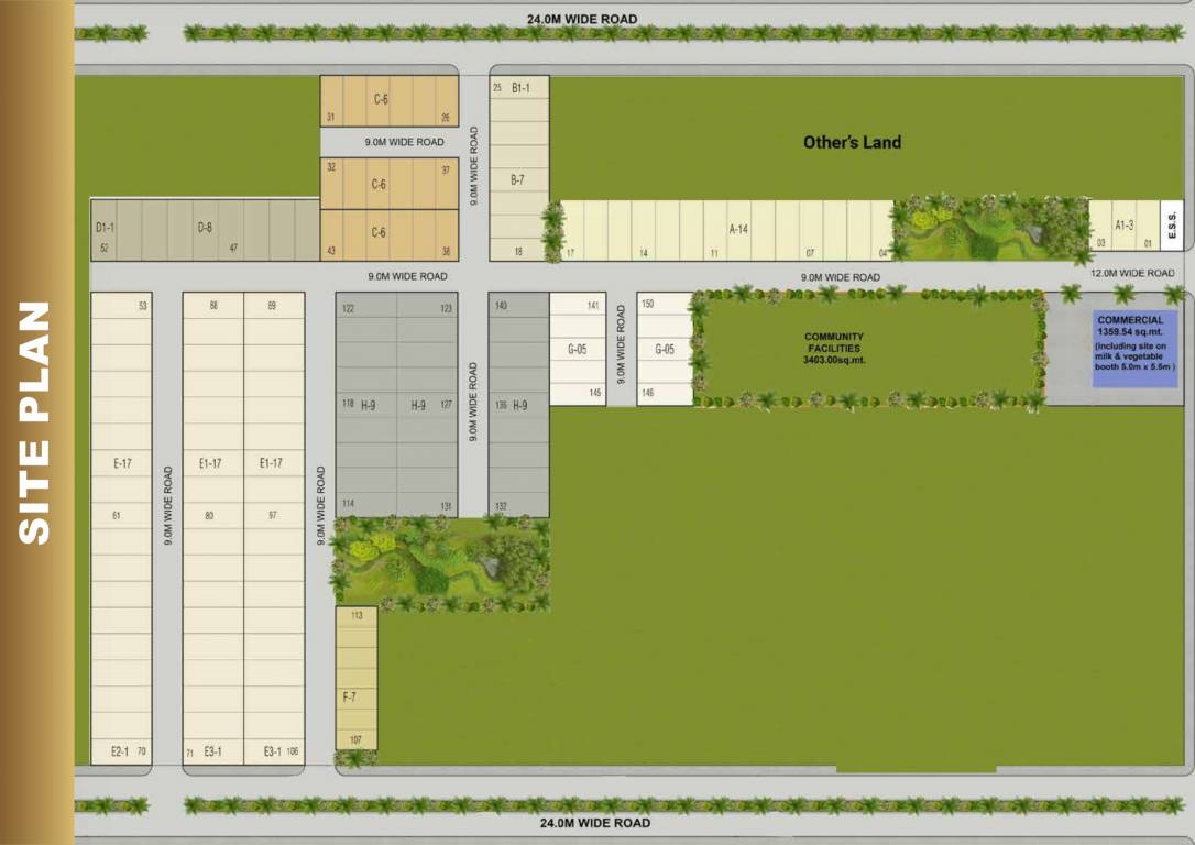  avenue Layout Plan