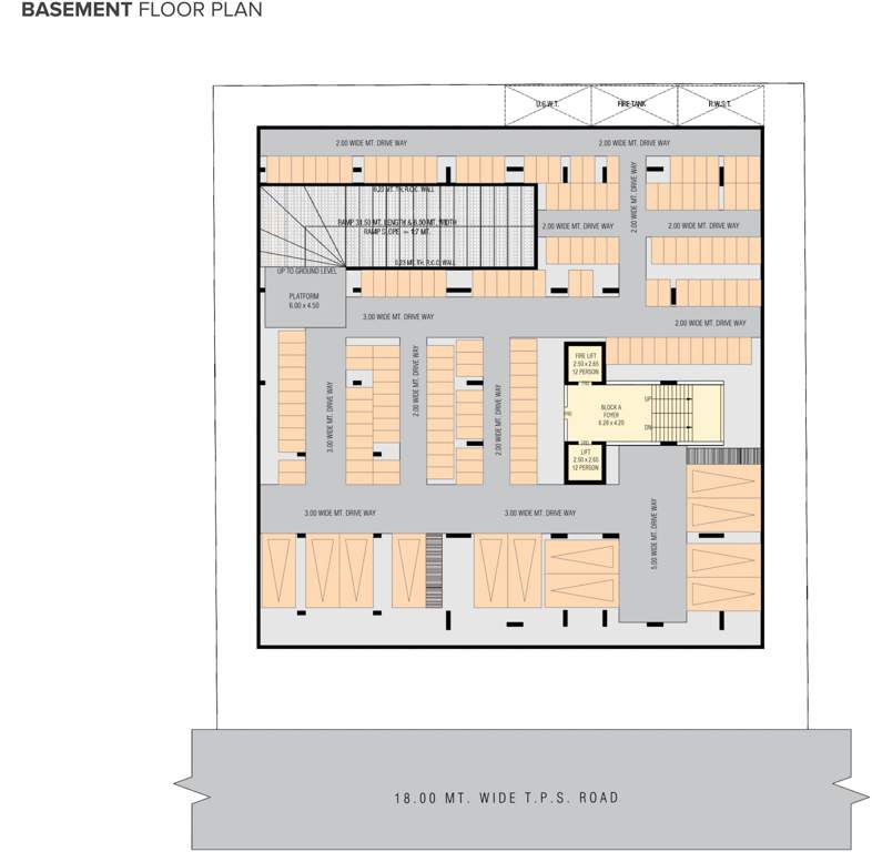  the double three Block A Basement Cluster Plan