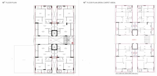  the-double-three Block A Cluster Plan For 13th Floor