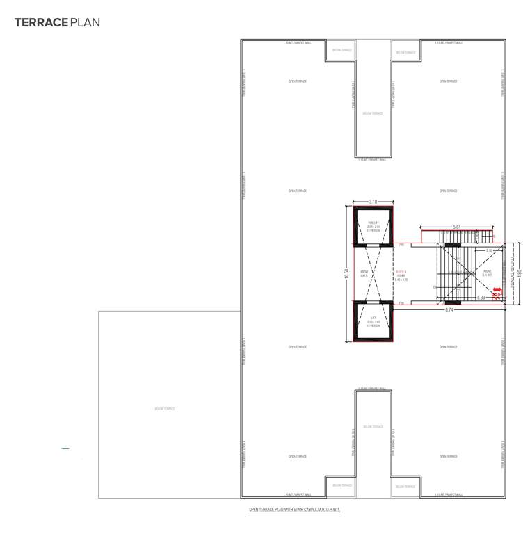  the double three Block A Terrace Cluster Plan