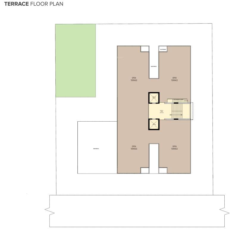  the double three Block A Terrace Cluster Plan